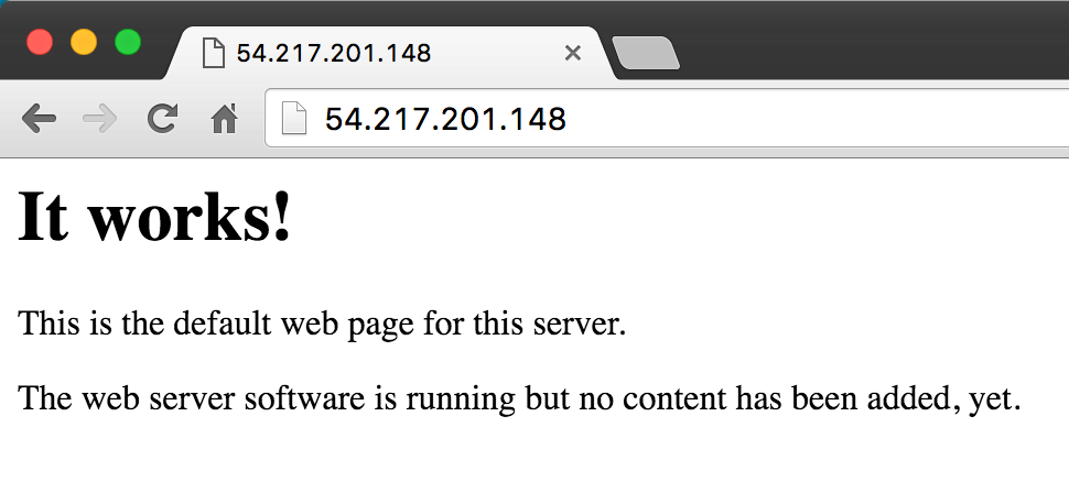 Screengrab of another AWS box